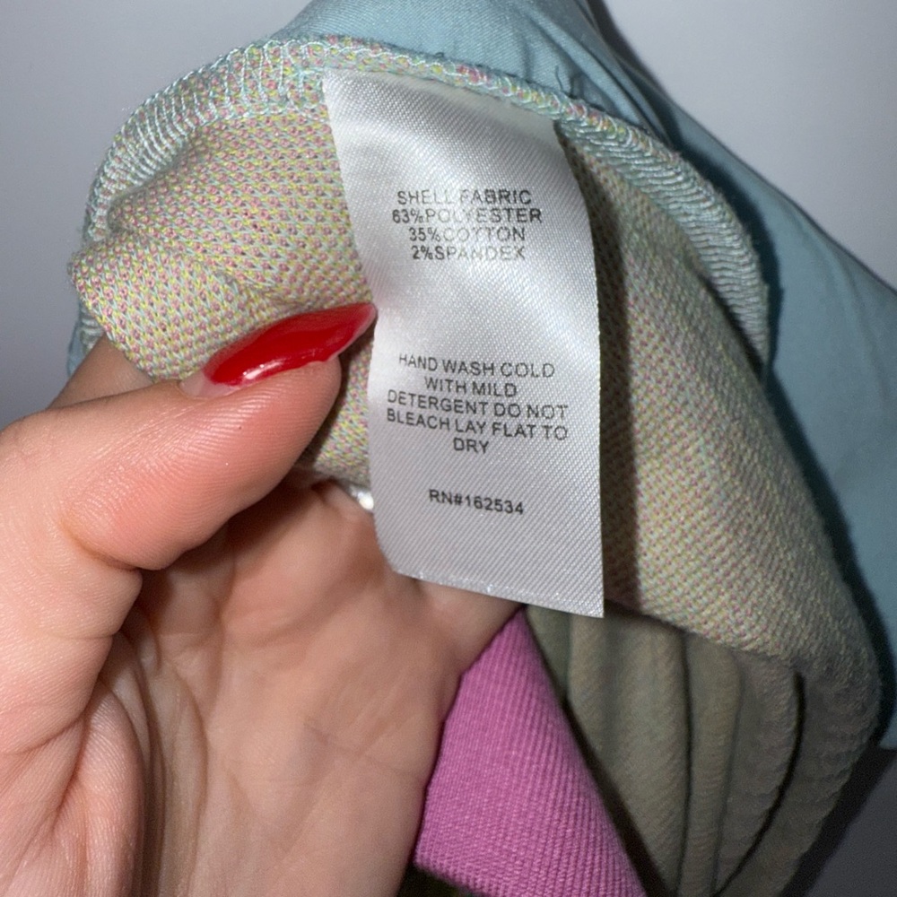 Emily McCarthy Palm Print Skort Preppy Resort Coastal Tennis Skirt XL - Picture 3 of 8